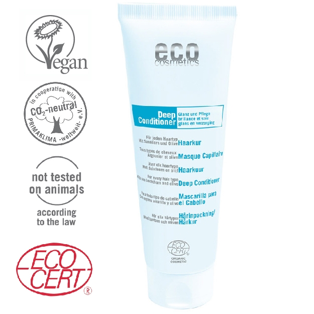 ECO Cosmetics Organik Zeytin Yağı ve Shea Yağı İçeren Yoğun Bakım Saç Kremi